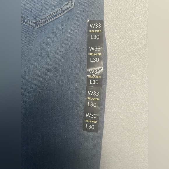 NWT Silver Jeans Authentic The Athletic Men’s 33 X 30 Stretch Blue Loose Fit - Picture 4 of 6